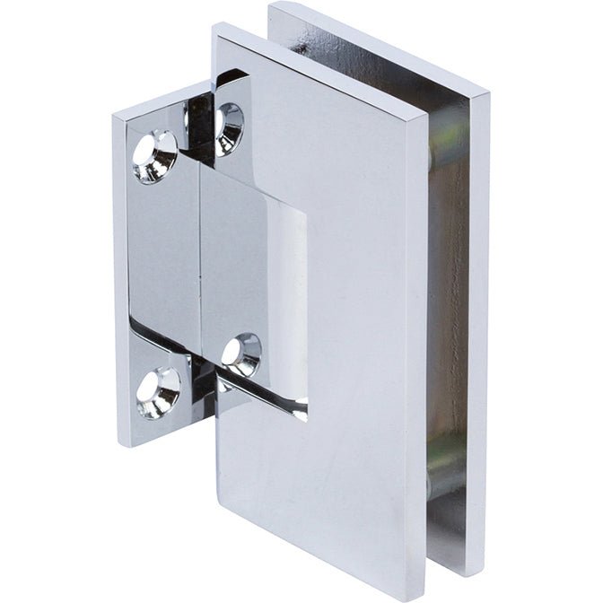 Rockwell Security Rockwell Heavy Duty Square Corner Shower Hinge, Short Back Plate HSHDS037SCP