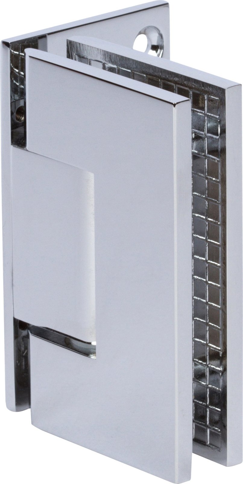 Rockwell Security Rockwell Offset Square Corner Shower Hinge for heavy tempered Glass Shower Doors M - 039PC - 0