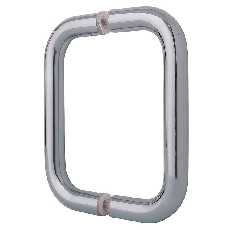 Rockwell Security Back to Back Tubular Pull for Heavy Glass Frameless Shower Doors SDH3/4 - 6 - PS