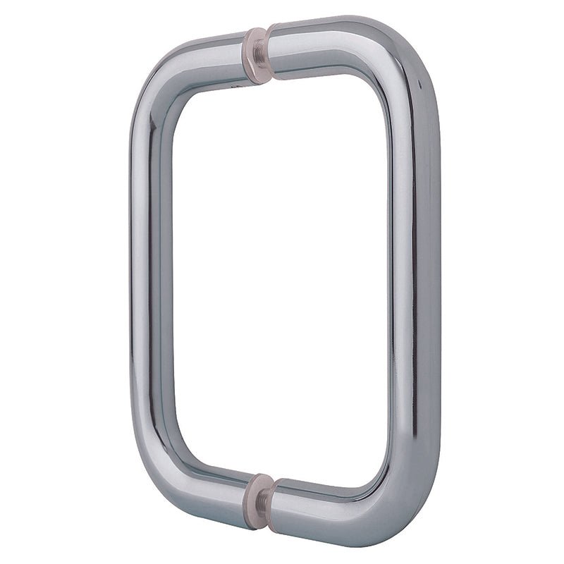 Rockwell Security Back to Back Tubular Pull for Heavy Glass Frameless Shower Doors SDH3/4 - 8 - PS