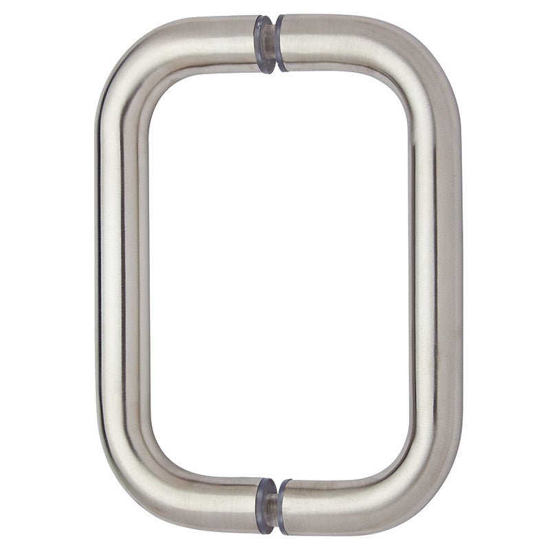 Rockwell Security Back to Back Tubular Pull for Heavy Glass Frameless Shower Doors SDH3/4x6 - BS