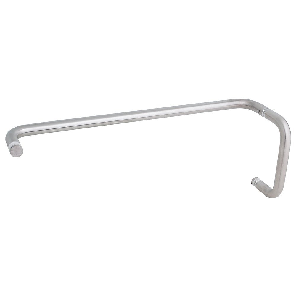 Rockwell Security Combination Towel Bar with Shower Door Handle SDTB6X18 - BS