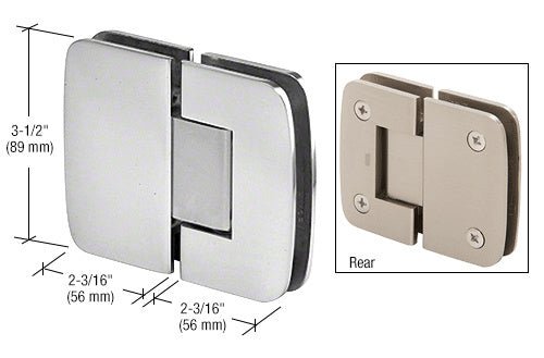 CRL Roman 180 Series 180 Degree Glass - To - Glass Standard Hinge R0M180CH