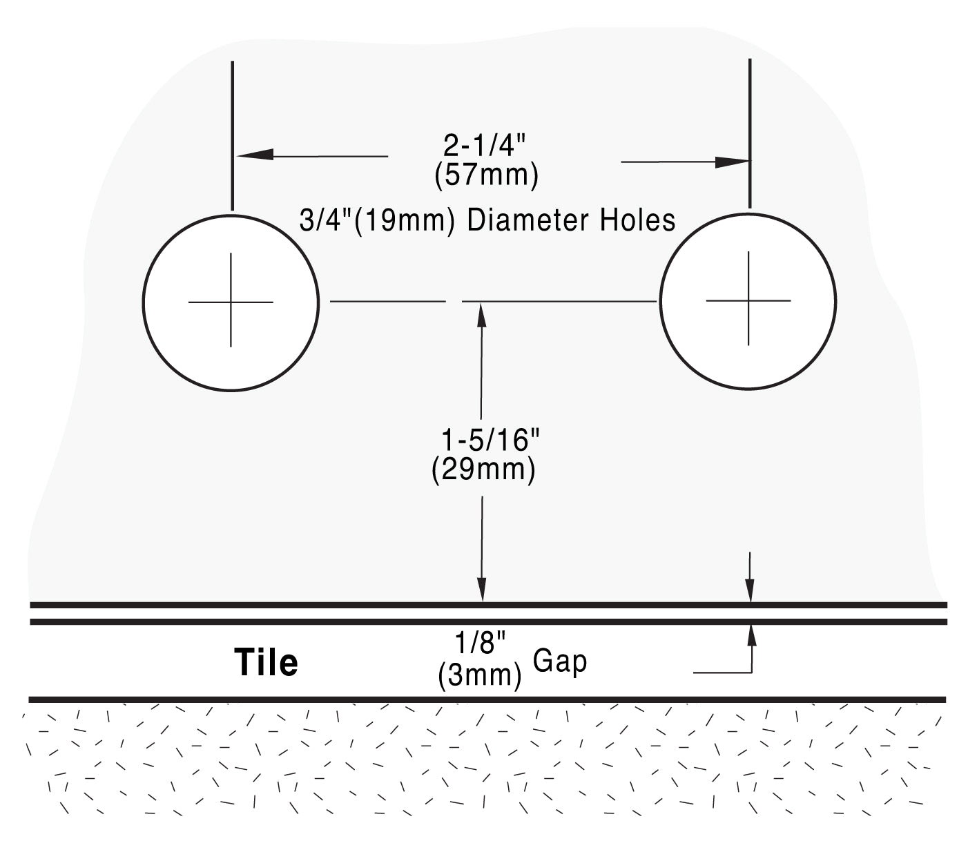 CRL Roman Series Wall Mount Bracket R090SBN