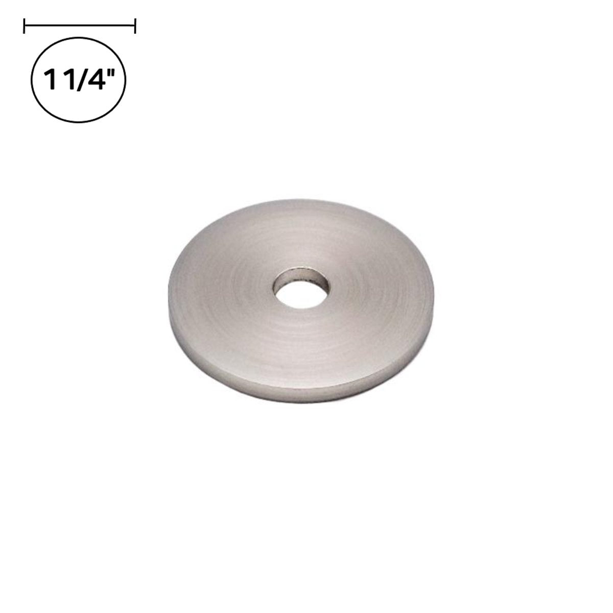 Structure Glass Solutions ROT - 001 Over sized Washers ROT - 001 - Brushed Nickel