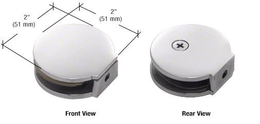 CRL Round Fixed Panel U - Clamp RC79CH