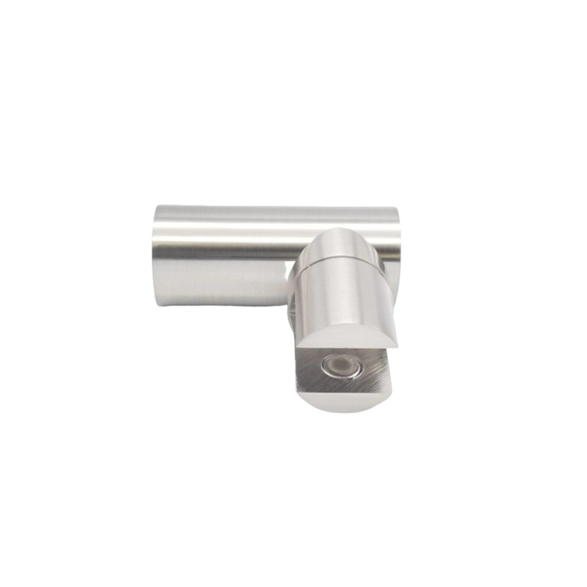 Structure Glass Solutions Round Tube to Glass Connector RD - KF - 023 - Brushed Nickel