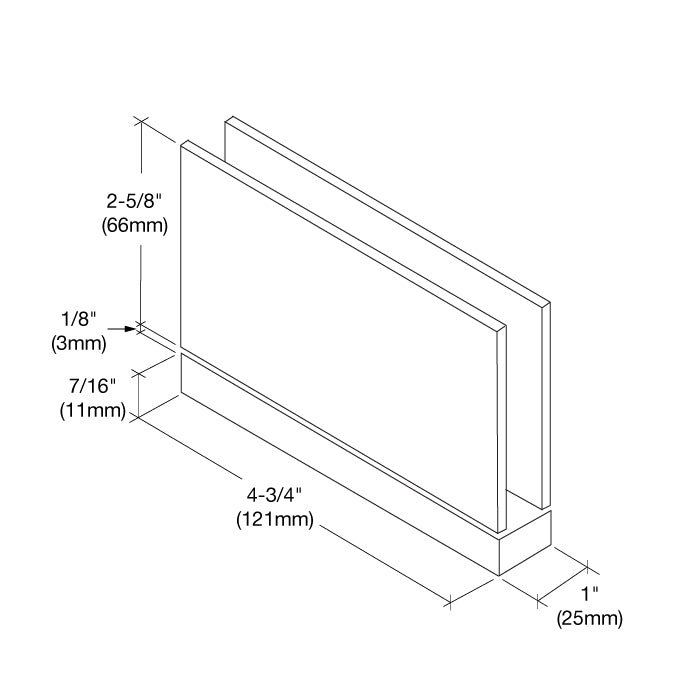 CRL Senior Cardiff Series Hinge SRCAR01BN