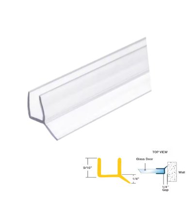 Structure Glass Solutions Shower Door 135° Fin Seal - 95" Long