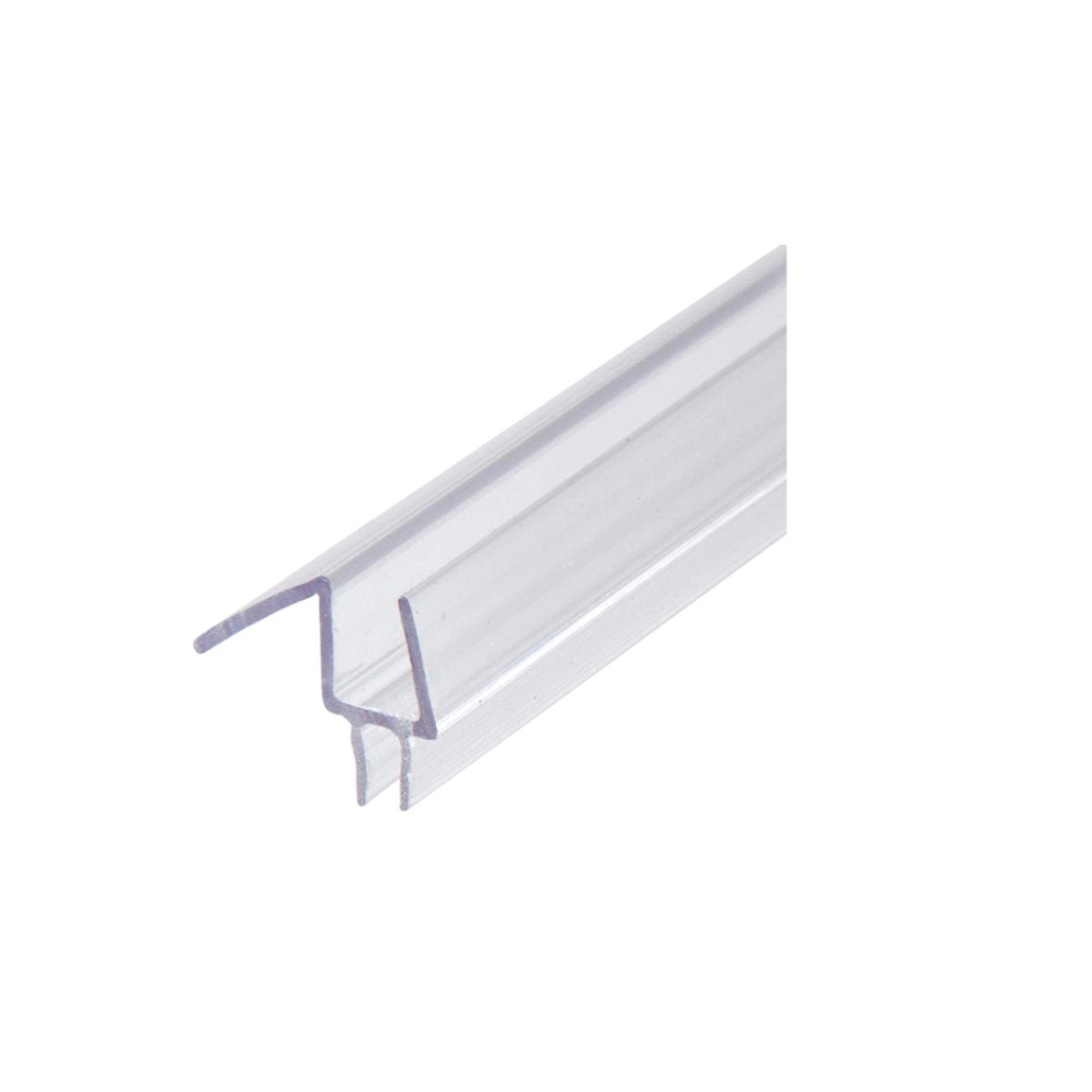 Structure Glass Solutions Shower Door Bottom Seal with Drip Rail PVC - 07 - 1/2