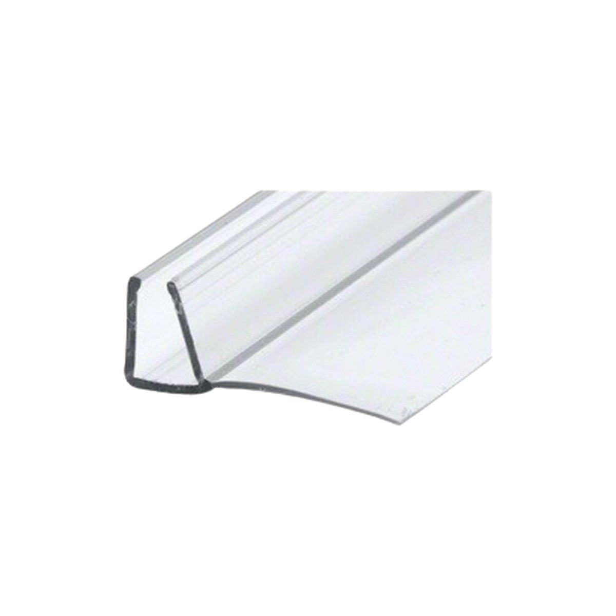 Structure Glass Solutions Shower Door Seal 'U' with 90° 1.5" Vinyl Fin Seal PVC - 13 - 381