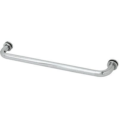 U.S. Horizon Mfg. Single Mount Tubular Towel Bar w/Washers TB12SMSWSC