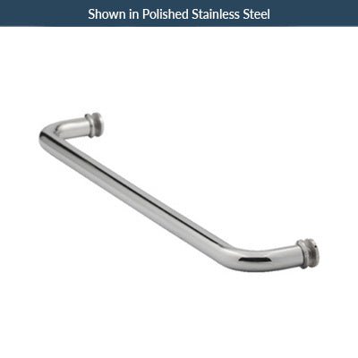 U.S. Horizon Mfg. Single Mount Tubular Towel Bar w/Washers TB18SMSW0B