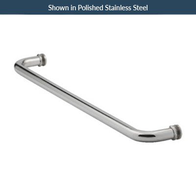 U.S. Horizon Mfg. Single Mount Tubular Towel Bar w/Washers TB26SMSW0B