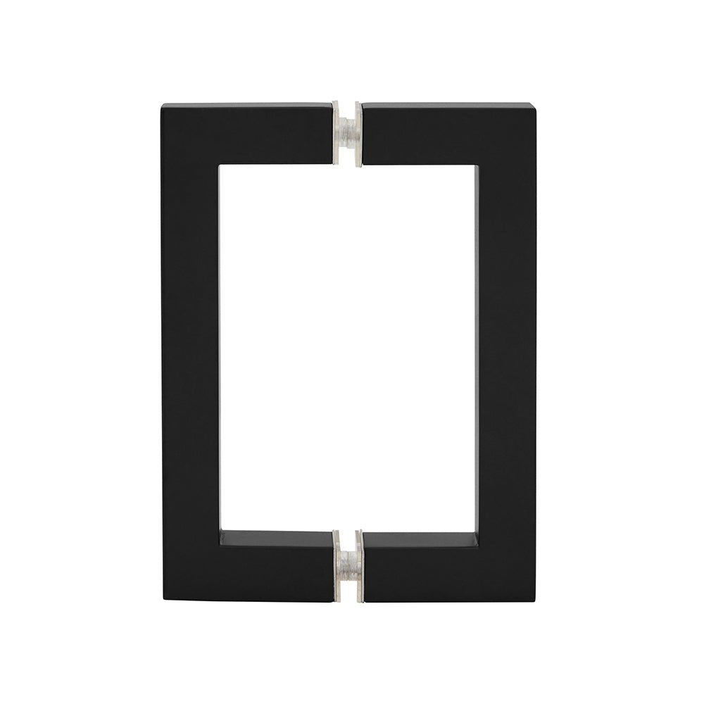 CRL SQ Series Square Tubing Back - to - Back Pull Handle SQ6X6MBL