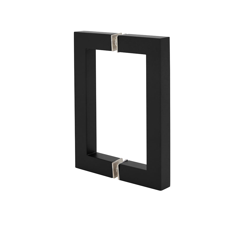 CRL SQ Series Square Tubing Back - to - Back Pull Handle SQ6X6MBL