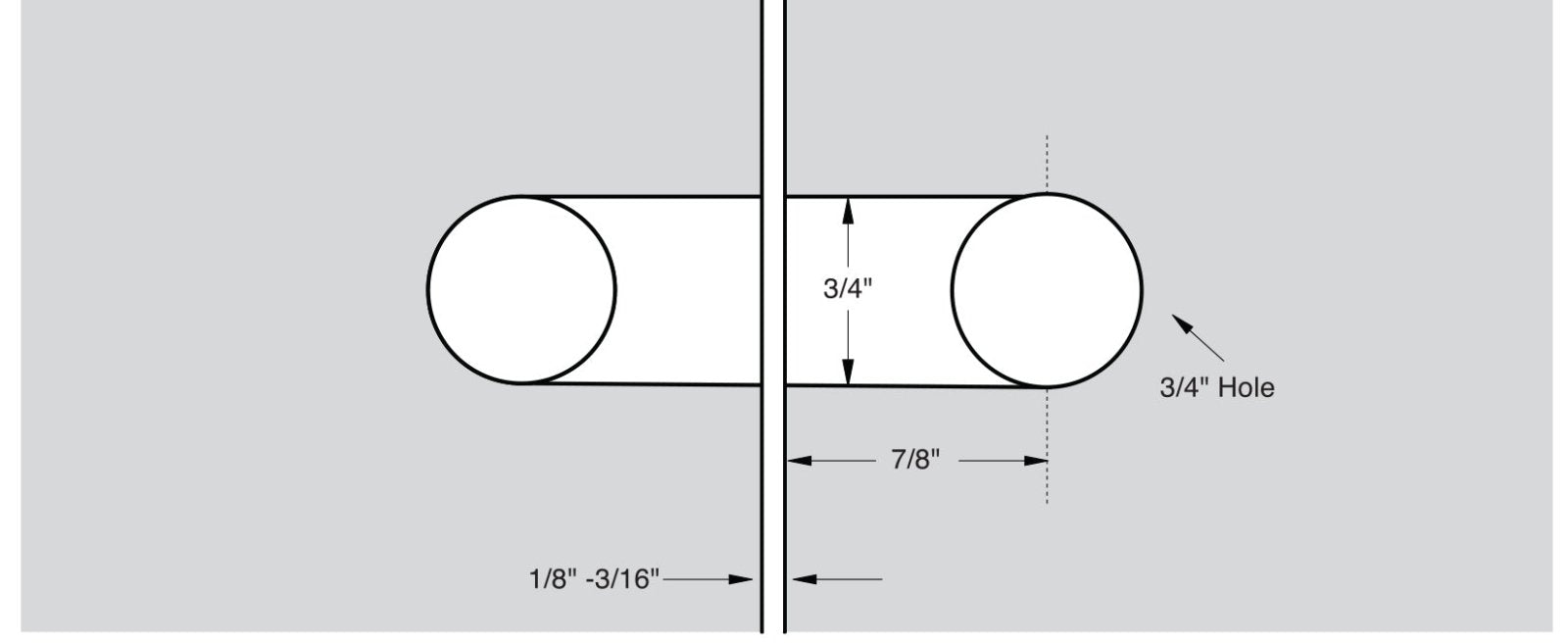 U.S. Horizon Mfg. Square 180 Degree Glass to Glass Y Clip C180YOB