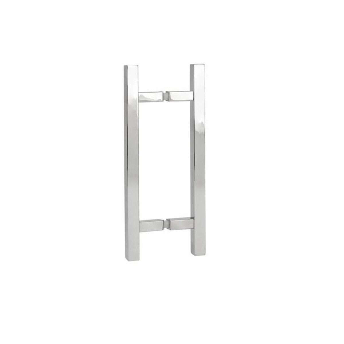 Structure Glass Solutions Square Back to Back Ladder Handle SDQ - HL - 06 - Chrome