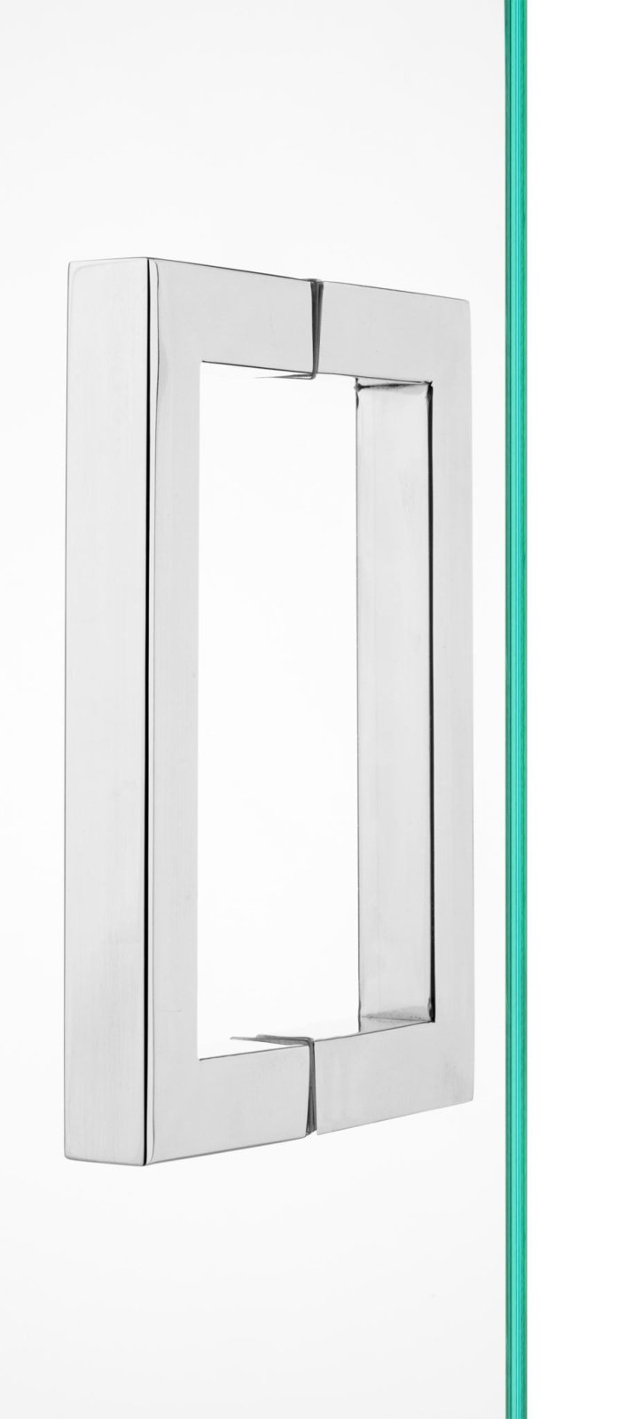 Rockwell Security Square Back to Back Pull for Heavy Glass Frameless Shower Doors SDHQ8ORB