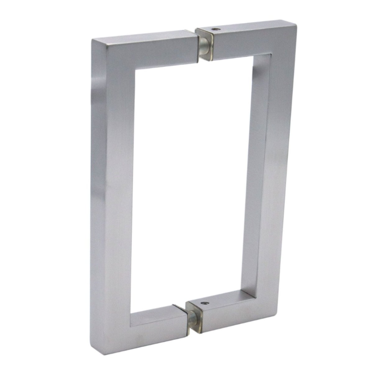 Structure Glass Solutions Square Back to Back Pull Handle SDQ - 06 - Brushed Nickel