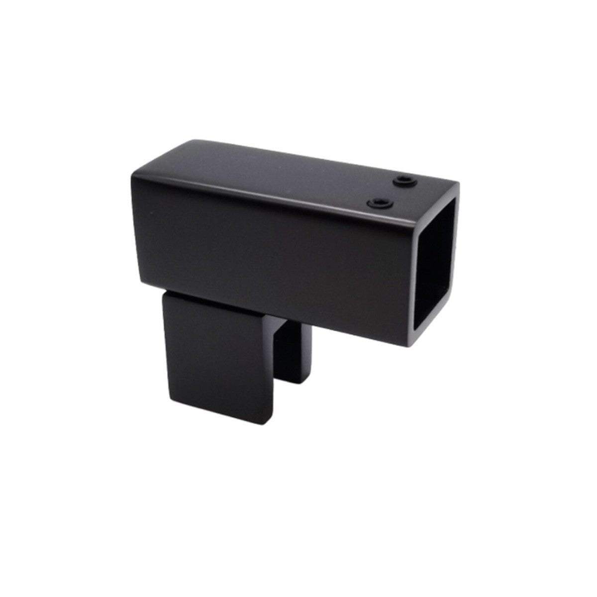 Structure Glass Solutions Square Shower Support Bar Tube to Glass Connector SQ - MA - 10S - ORB - Matte Black