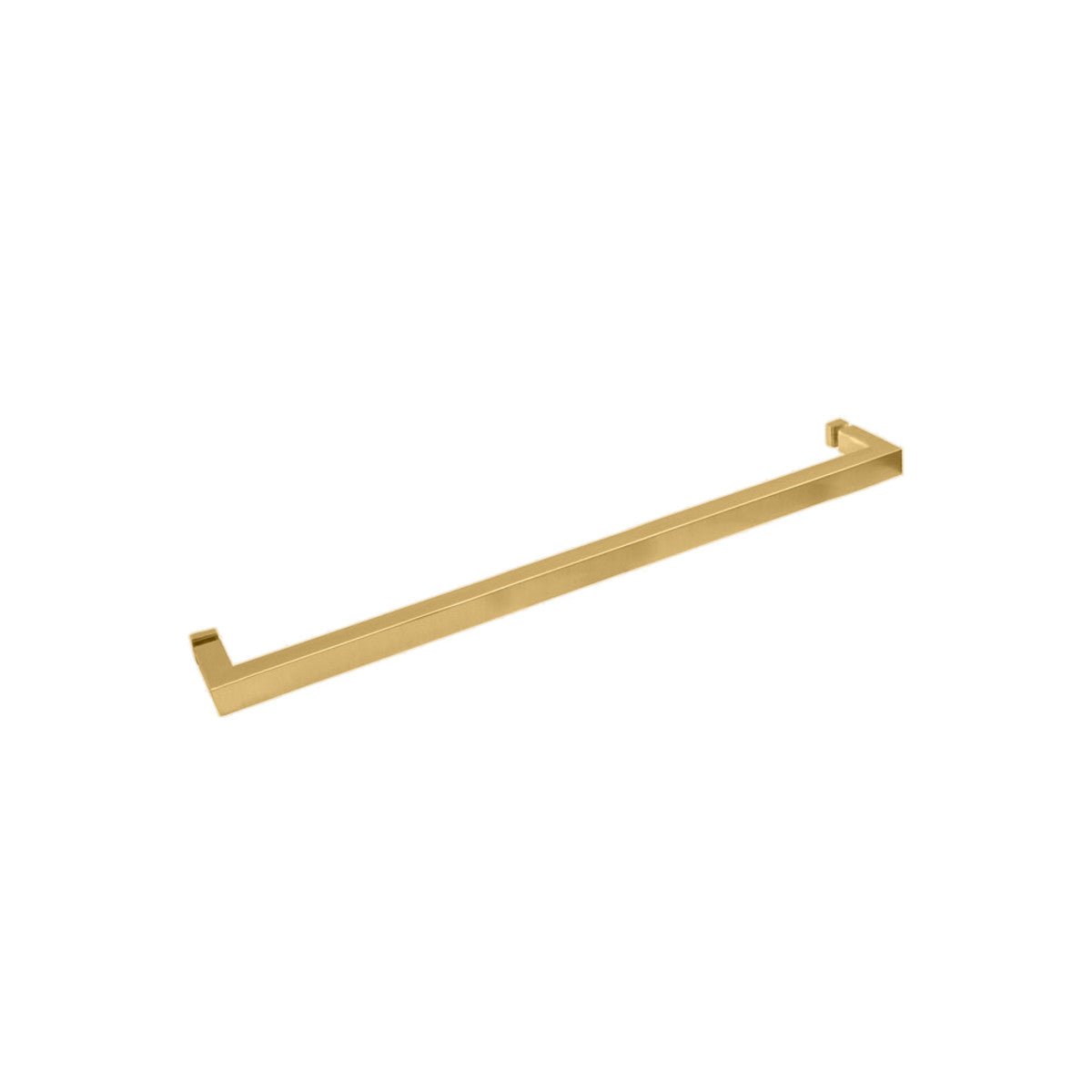 Structure Glass Solutions Square Single Sided Pull Handle SDQ - SS - 08 - Brushed Gold