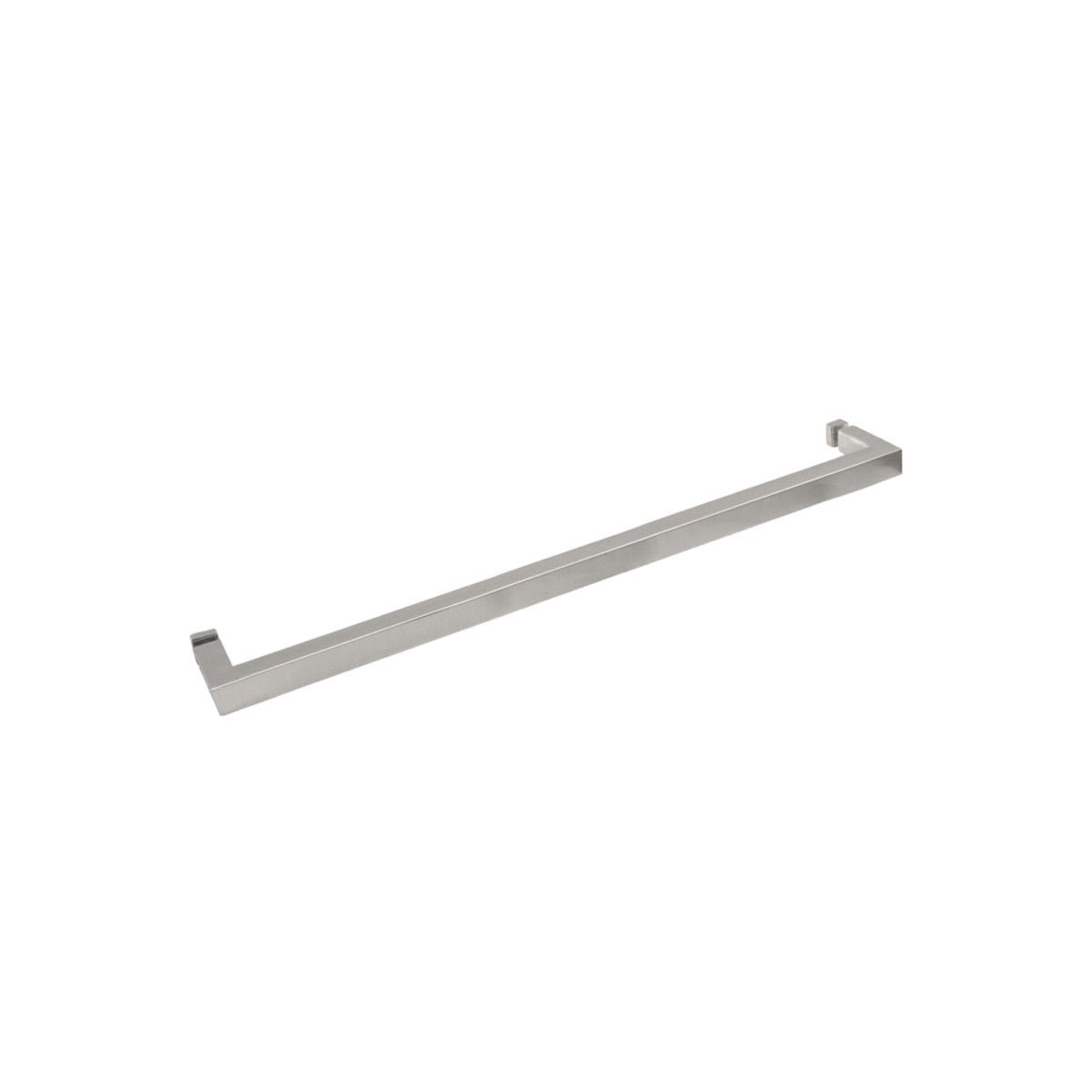 Structure Glass Solutions Square Single Sided Pull Handle SDQ - SS - 08 - Brushed Nickel