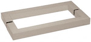 CRL Square Style Back - to - Back Towel Bar SQ18X18BN