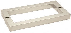 CRL Square Style Back - to - Back Towel Bar SQ18X18PN