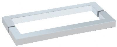 CRL Square Style Back - to - Back Towel Bar SQ24X24SC