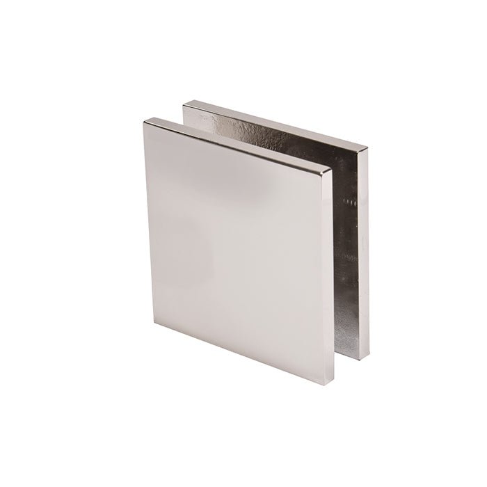 CRL Square Style Hole - in - Glass Fixed Panel U - Clamp SCU4PN