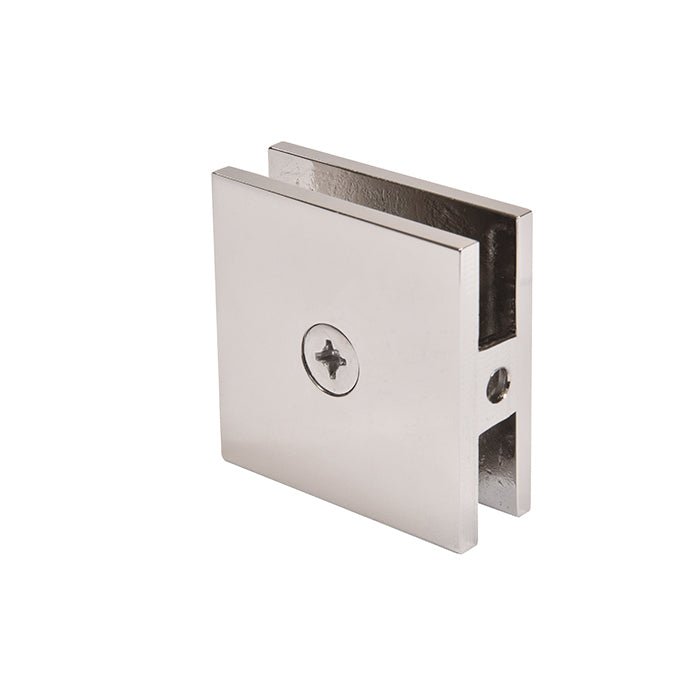 CRL Square Style Hole - in - Glass Fixed Panel U - Clamp SCU4PN