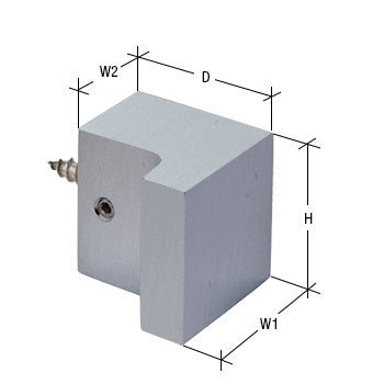 CRL Square Wall Mount Robe Hook SDKSQ1BN