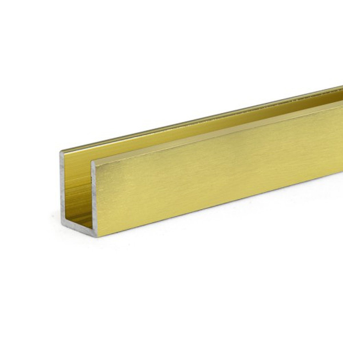 Structure Glass Solutions Standard U - Channel 144" (12FT) ALU144 - Brushed Bronze