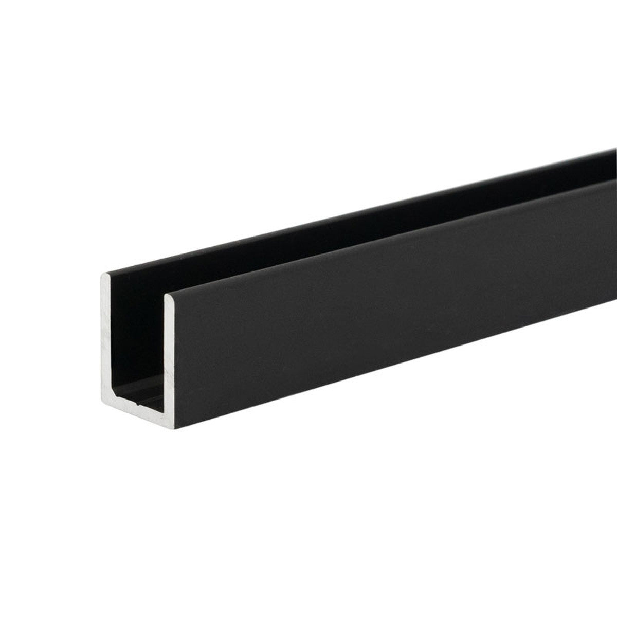 Structure Glass Solutions Standard U - Channel 144" (12FT) ALU144 - ORB - Matte Black