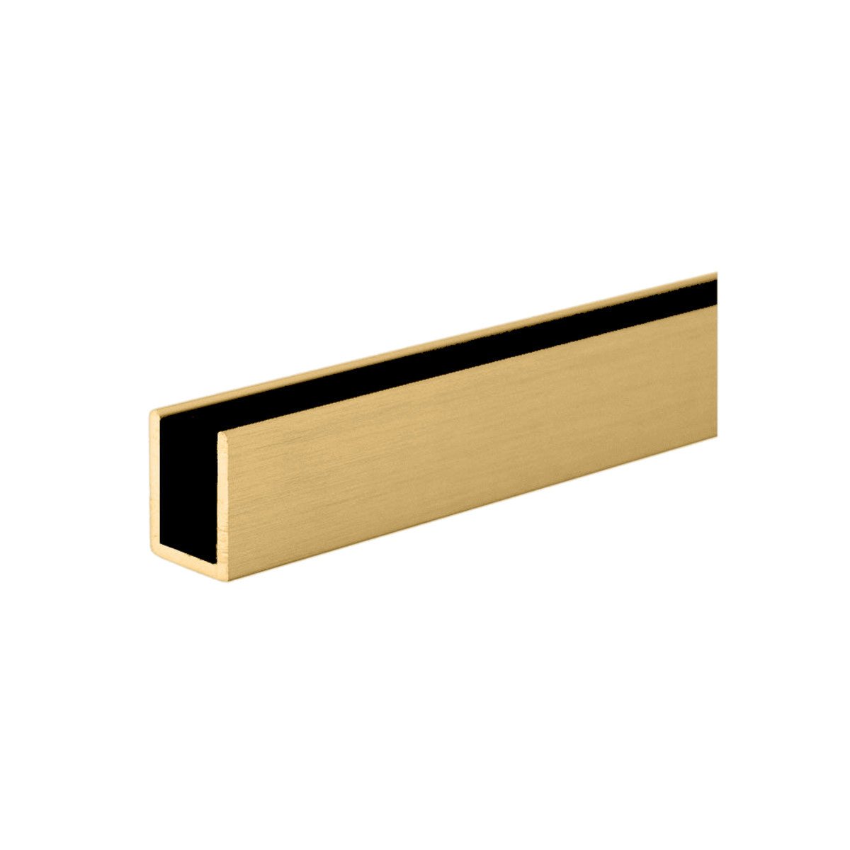 Structure Glass Solutions Standard U - Channel 95" - Deep U - Channel ALU10 - Brushed Gold