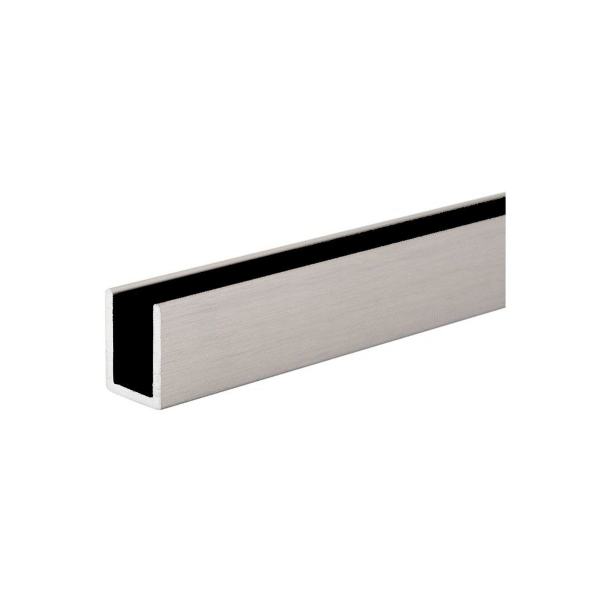 Structure Glass Solutions Standard U - Channel 95" - Deep U - Channel ALU10 - Brushed Nickel