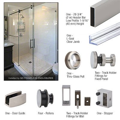 U.S. Horizon Mfg. Steel Accessory Kit for 90º Return SMSDG90BS
