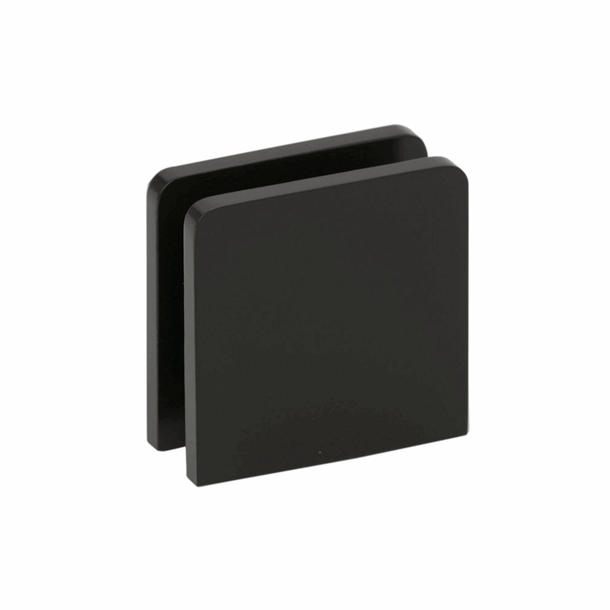 Structure Glass Solutions 1 3/4" x 1 3/4" Wall Mount Radius Corner Glass Clamp GCR - 110 - ORB - Matte Black