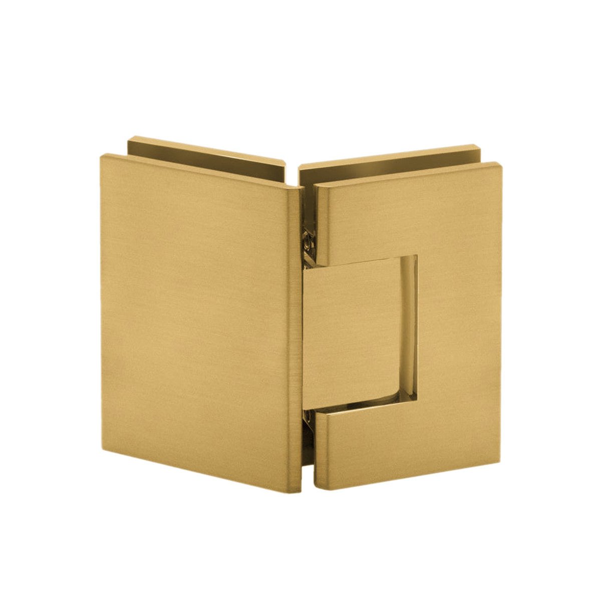 Structure Glass Solutions 135° Glass to Glass Hinge IMP - 135 - Brushed Gold