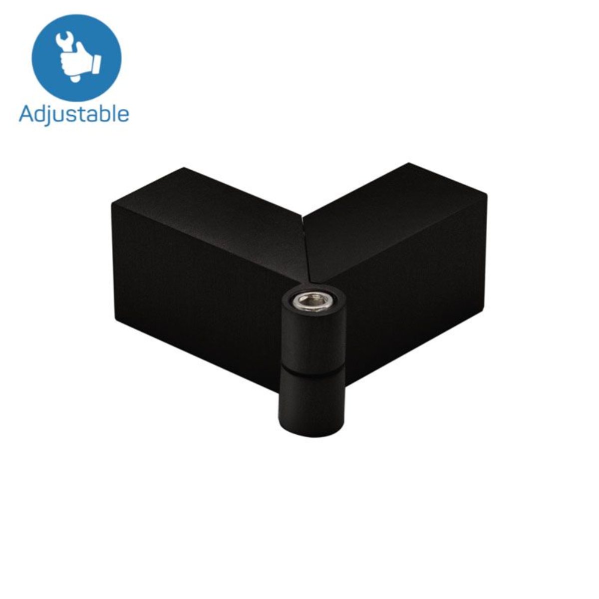 Structure Glass Solutions 90° Adjustable Sleeve Over Clamp SLE - 90 - AJ - ORB - Matte Black