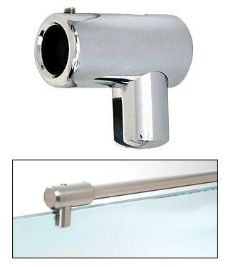 CRL Support Bar U - Bracket for 3/8" and 1/2" Glass S5CH