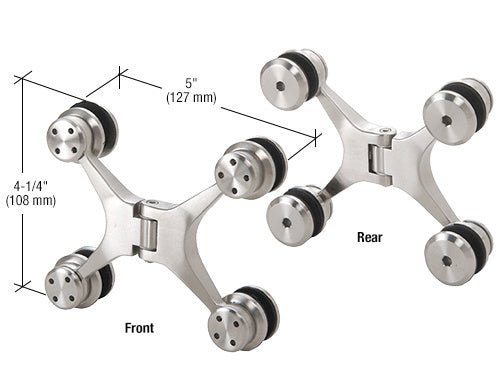 CRL Sydney Series Glass - to - Glass Mount Hinge SYD180BS