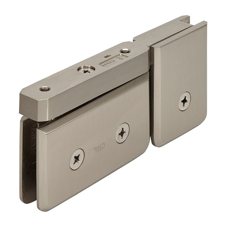 CRL Top or Bottom Mount Prima Pivot Hinge with Attached U - Clamp PPH07BN