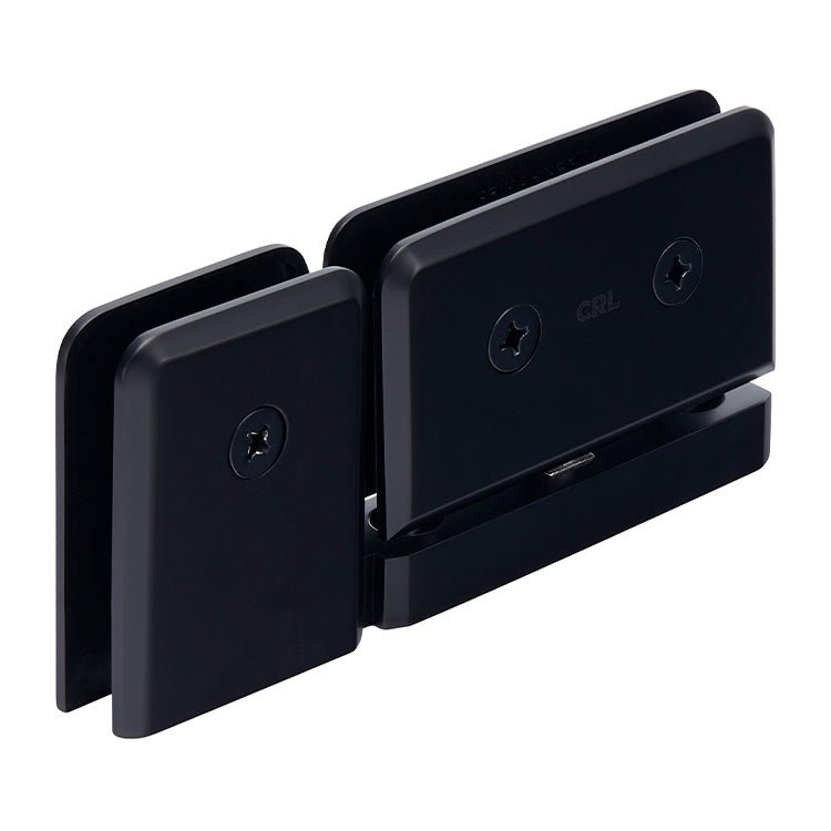 CRL Top or Bottom Mount Prima Pivot Hinge with Attached U - Clamp PPH07MBL