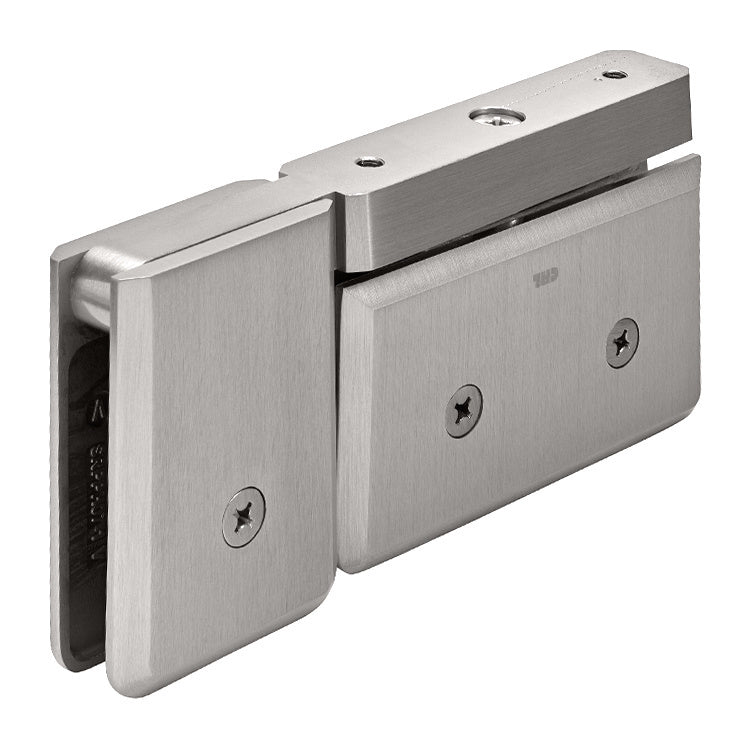 CRL Top or Bottom Mount Senior Prima Pivot Hinge with Attached U - Clamp SRPPH07BN