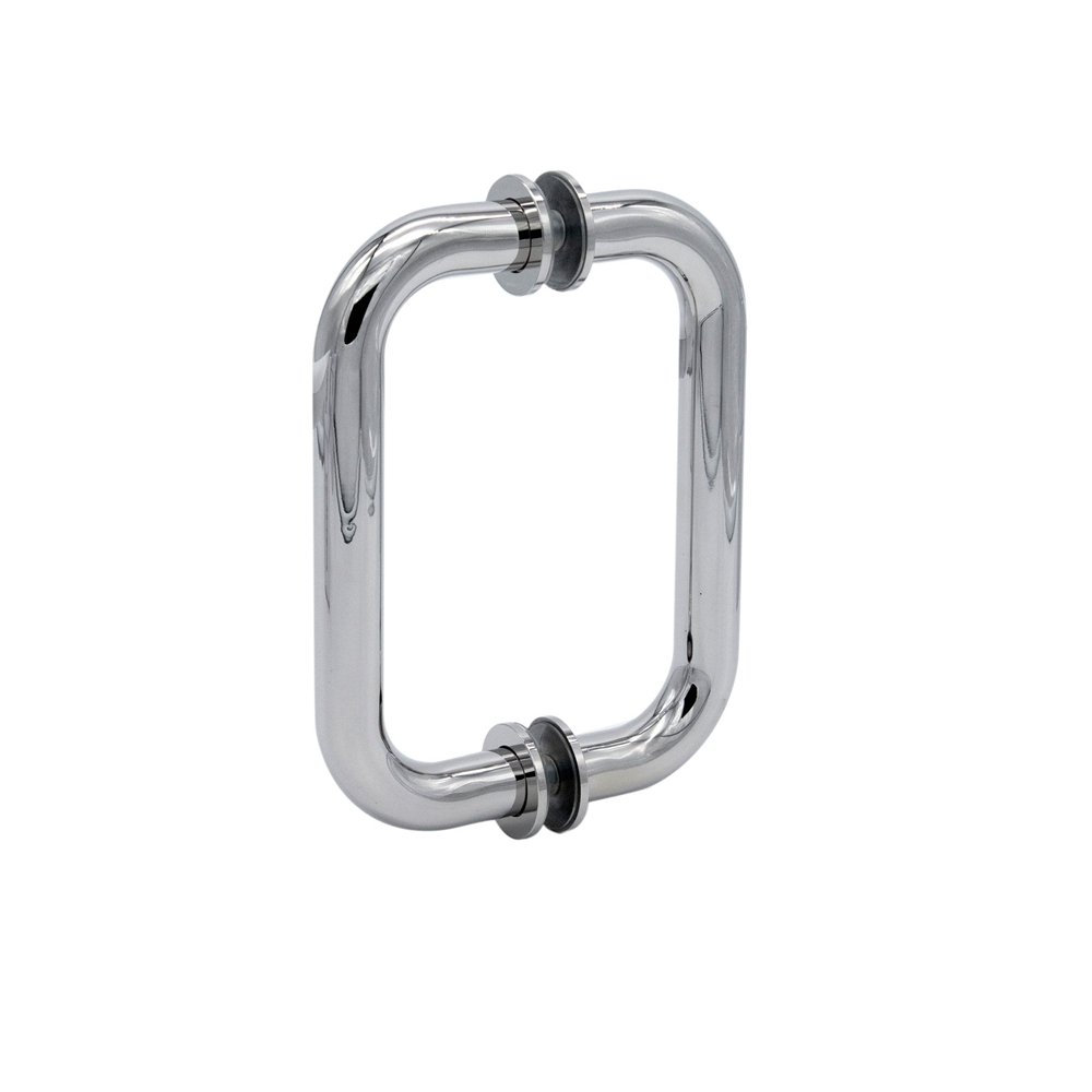 Structure Glass Solutions Traditional Back to Back Tubular Pull Handle SDH - 206 - Chrome