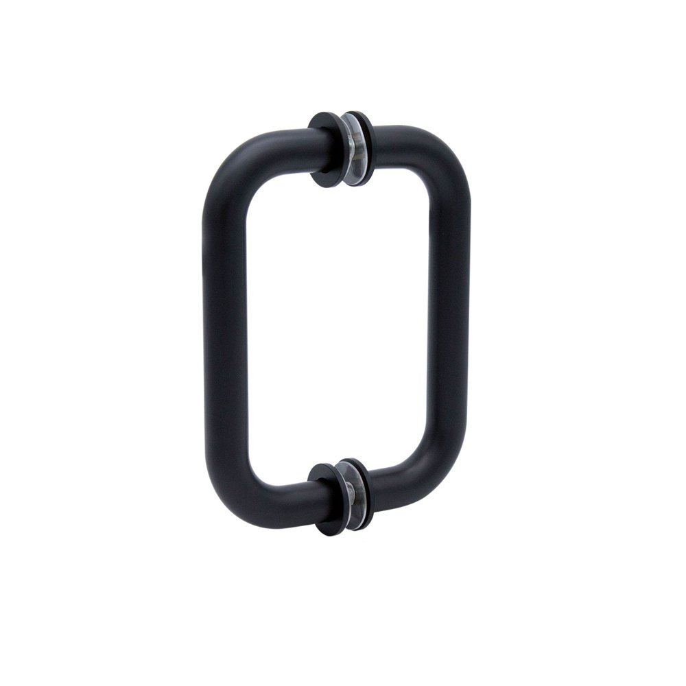 Structure Glass Solutions Traditional Back to Back Tubular Pull Handle SDH - 206 - ORB - Matte Black