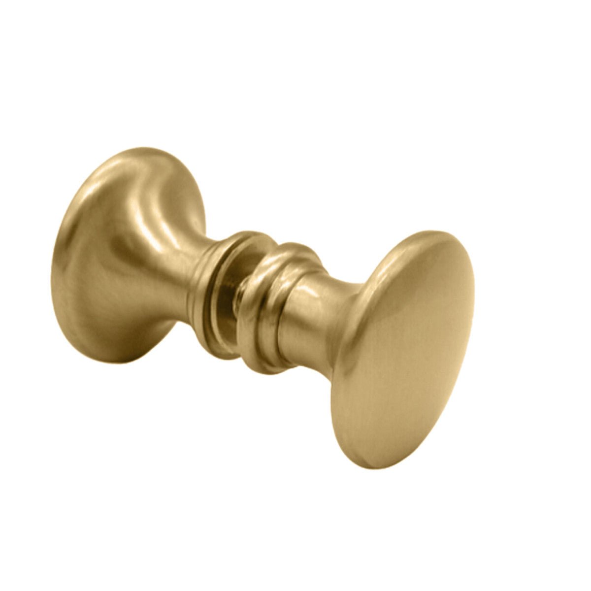 Structure Glass Solutions Traditional Bell Syle Back to Back Shower Door Knob GDK - 01 - Brushed Gold