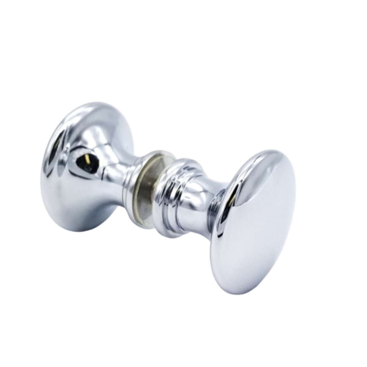 Structure Glass Solutions Traditional Bell Syle Back to Back Shower Door Knob GDK - 01 - Chrome